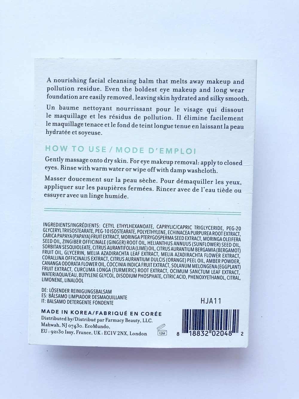 10/$10 Farmacy Green Clean Makeup Meltaway Cleansing Balm - Picture 2 of 2